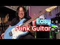 Funk guitar lesson for beginner 3 levels