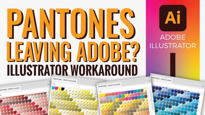 How to get Pantone Colors in your Adobe 2023 software. 