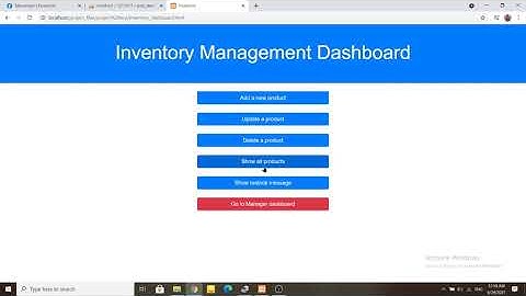 Enterprise Resource Project (Using PHP and Mysql)