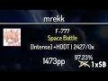 Mrekk 101 f777  space battle intensedt 9723  1xsb  1473 pp