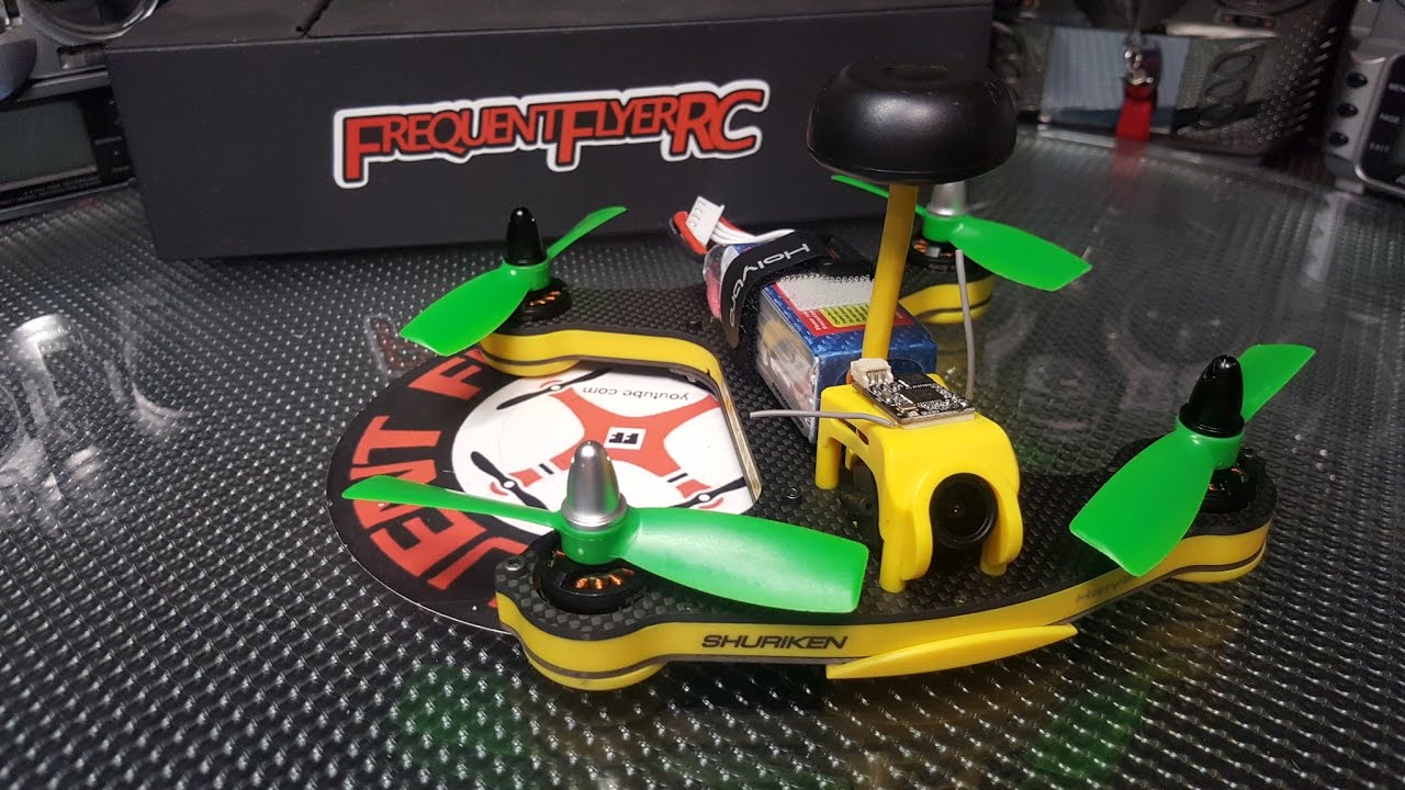 Shuriken 180 with Dal 4045 Bullnose Props LOS in Fierce Wind!