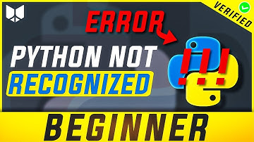 ‘python’ is not recognized as an internal or external command 🐍 | Windows 10 & 11