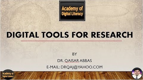 Digital Tools for Research