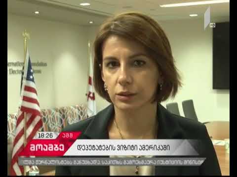 საქართველოს საპარლამენტო დელეგაცია აშშ-ში შეხვედრებს მართავს