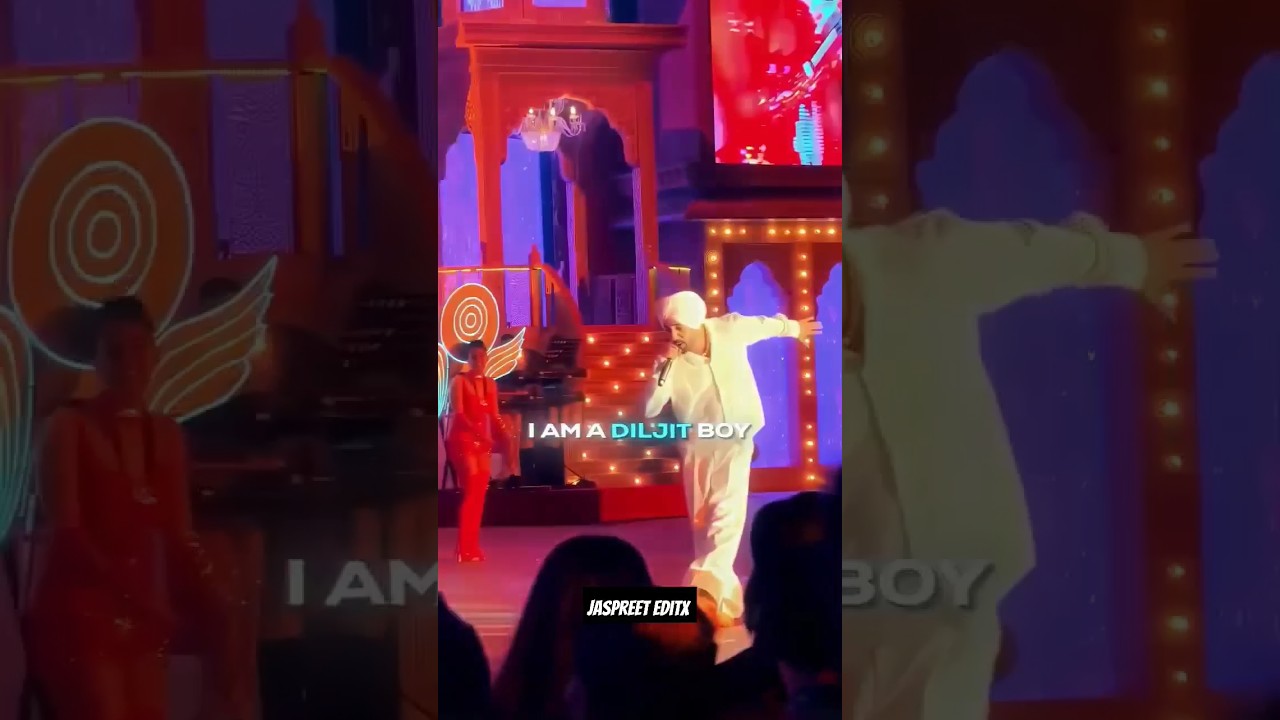 DILJIT IN Ambani's Wedding ❤️‼️ #song #ambani #diljitdosanjh #bollywood