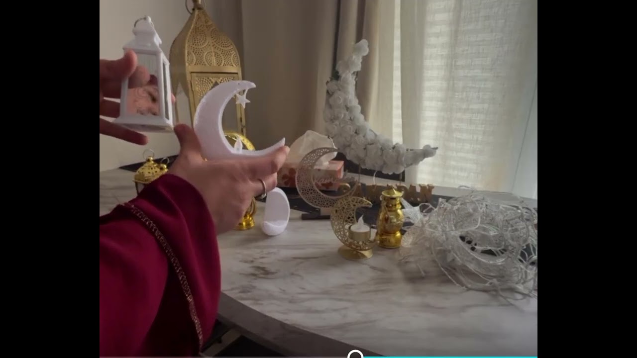 تجهيز زينة رمضان 🌙