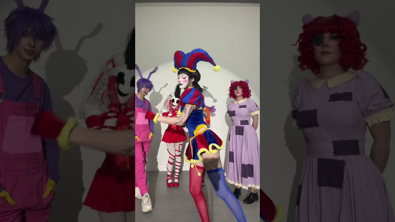 TADC Dance Moment🕺 #cosplay #theamazingdigitalcircus #tadc #ragatha #pomni #cosplayers #dance