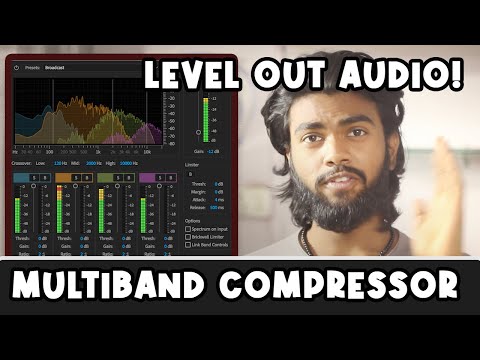 Level out audio easily with Multiband Compressor