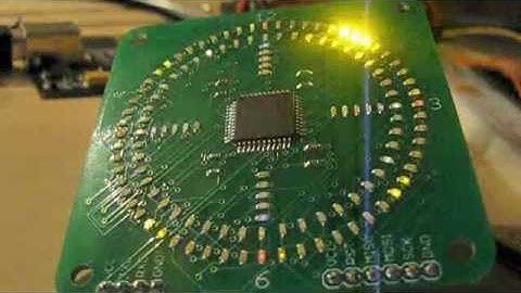 LED Analog Clock v1 test sequence