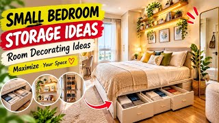 10 Small Bedroom Storage & Decorating Ideas to Maximize Your Space”