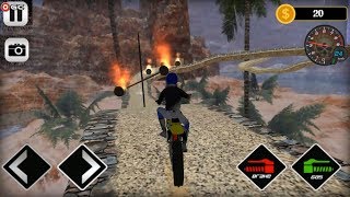Offroad Moto Bike Impossible Stunt Racing / Motorcycle Racer / Android Gameplay screenshot 5