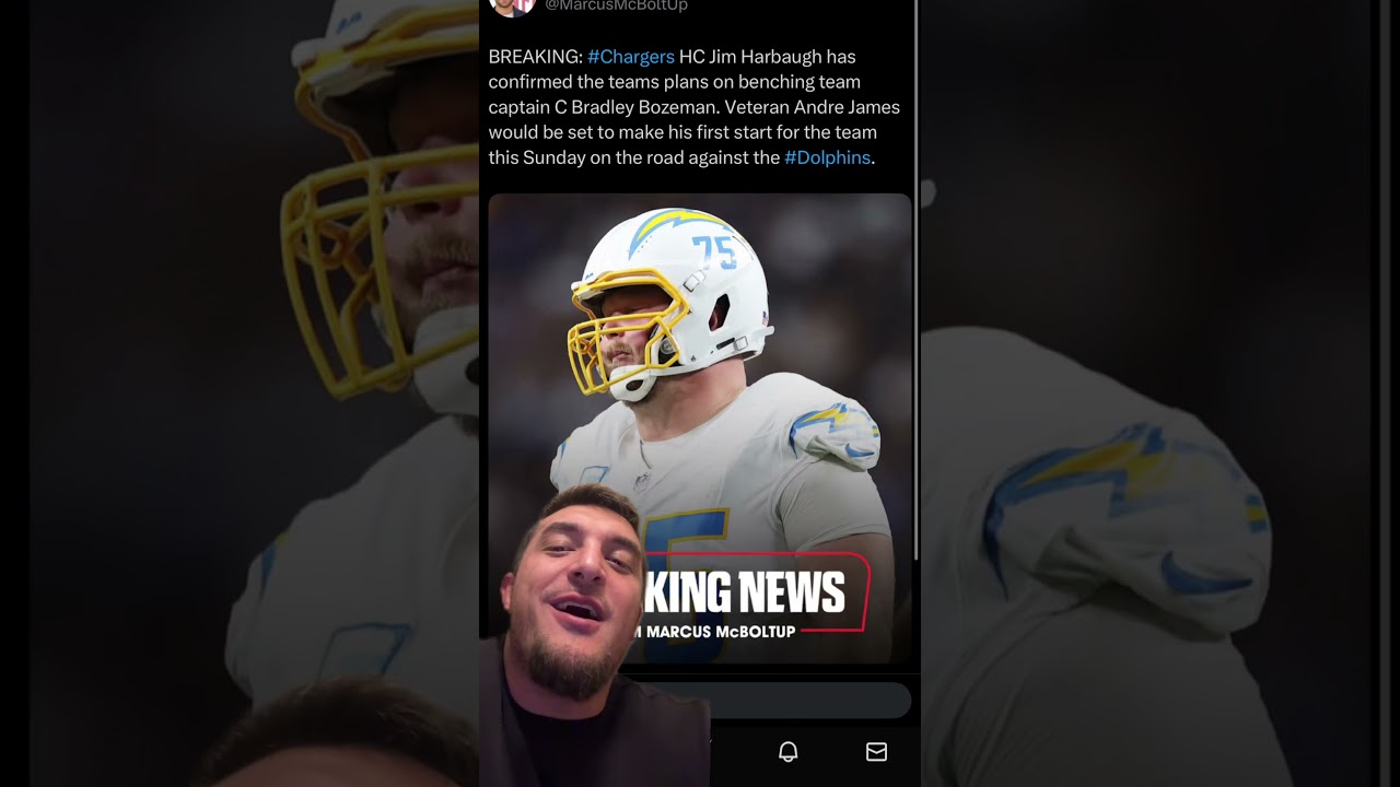 Капитан запасной команды «Чарджерс» Брэдли Боземан 