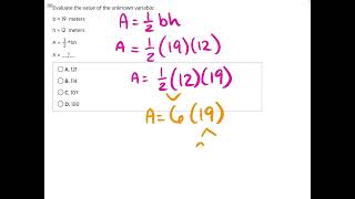 NJATC   Algebra Evaluate Variables Solution 2