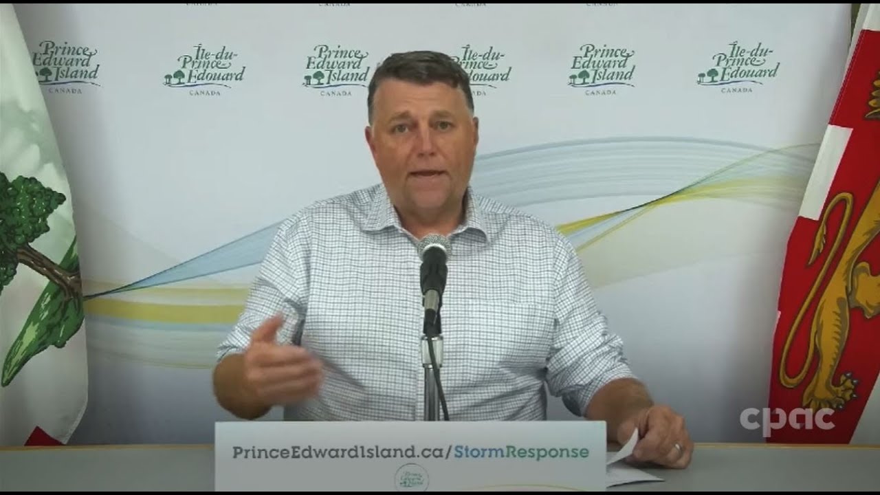 P.E.I. Premier Dennis King provides update on response to Hurricane Fiona – September 27, 2022
