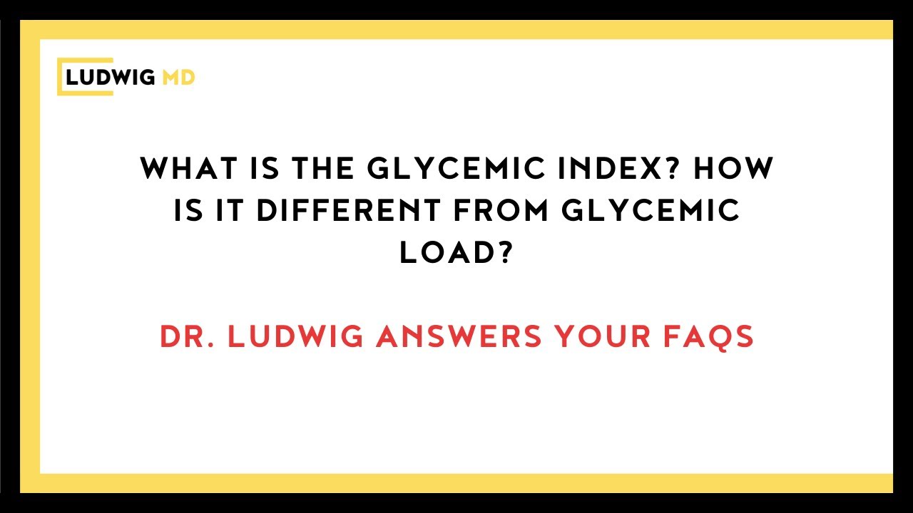 What Is Glycemic Index? How Is It Different From Glycemic Load? - YouTube