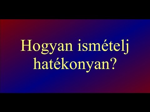 Videó: Hogyan figyelsz hatékonyan?