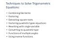 Тригонометриялық теңдеулерді шешу тәсілдері 2 бөлім