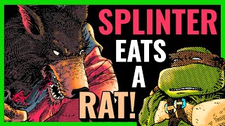 Splinter FORCED To Eat a Rat in Dark TMNT Story (Mirage Comics Moments)