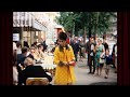 Impromptu Paris Fashion Show [1966] at a Street Cafe