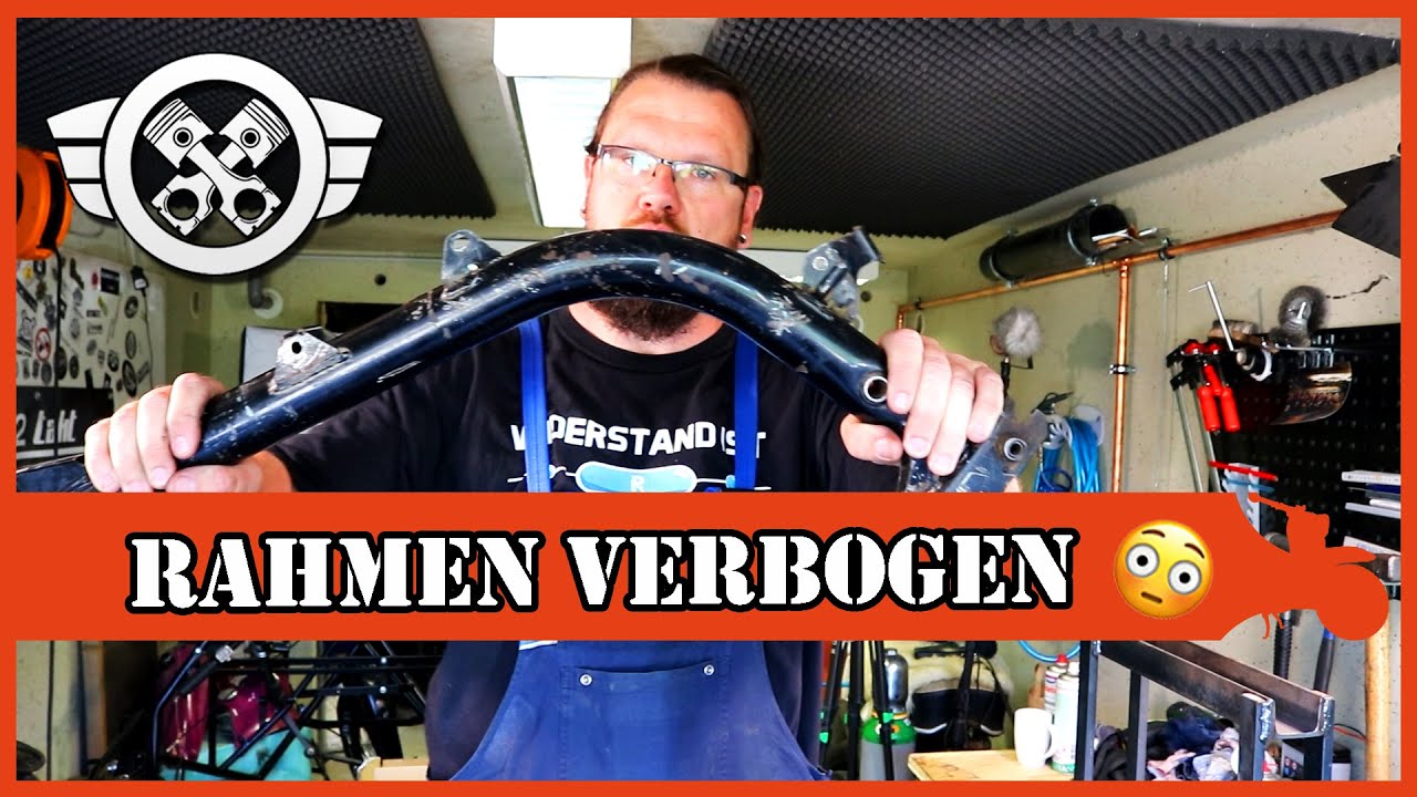 Simson Rahmen Unfallschaden | Kann man das richten? | Das war keine gute Idee