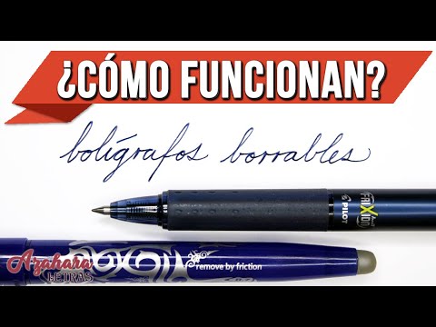 Video: ¿Se secan los bolígrafos Frixion?