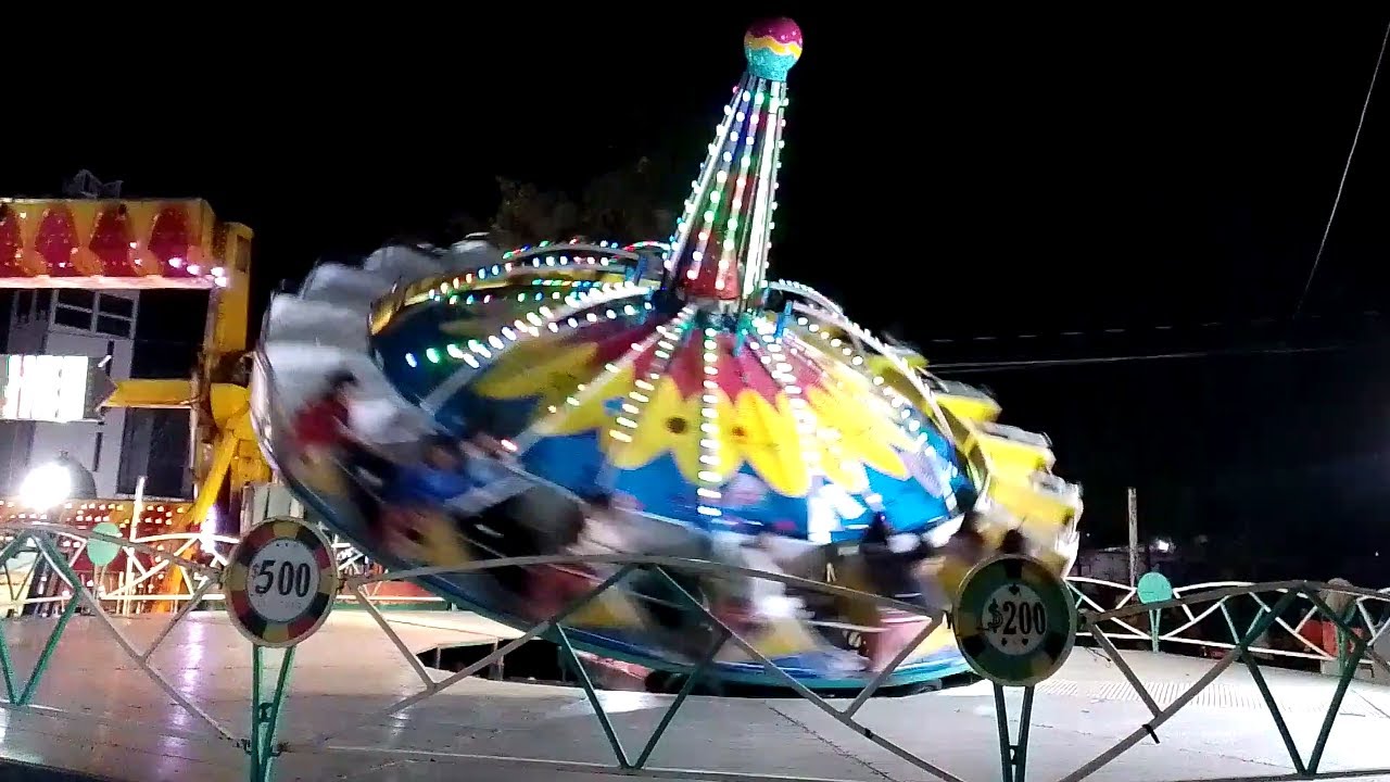 trabant-la-ruleta-flat-ride-juego-mecanico-off-ride-youtube