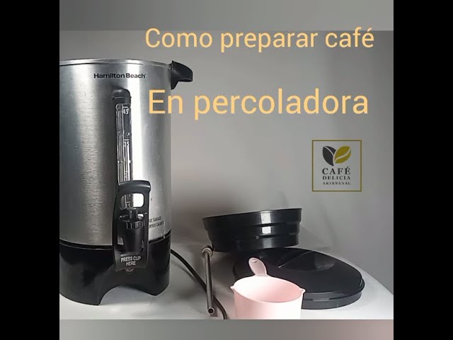 Cafetera Grande Tipo Urna Con Capacidad Para 45 Tazas, Color Plata