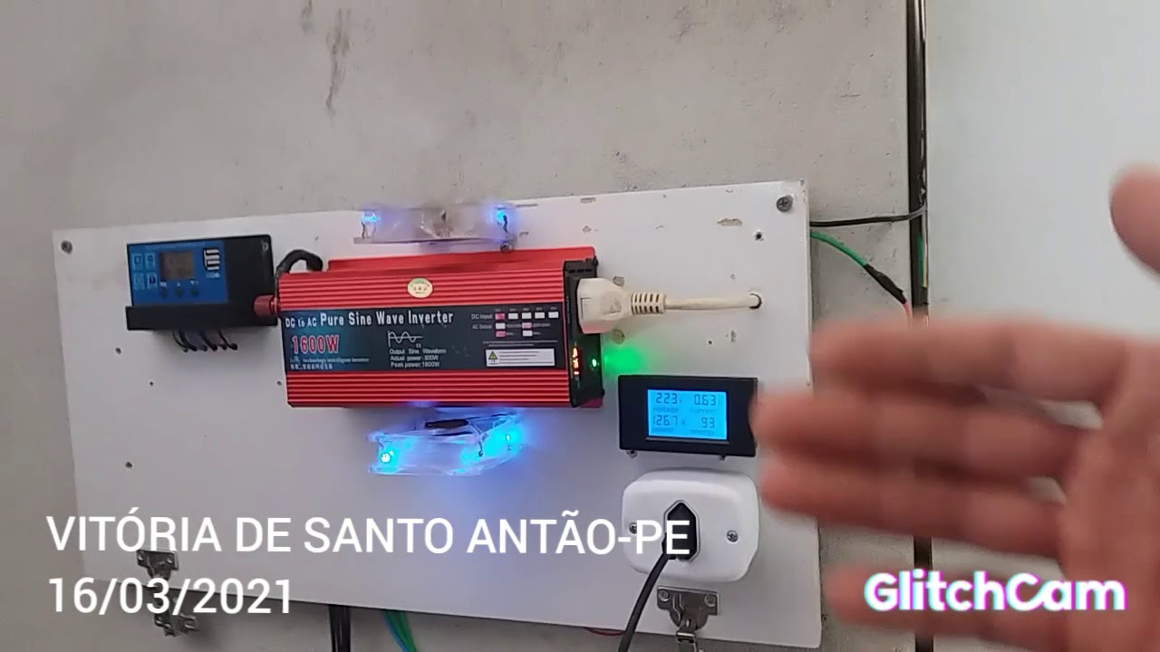 as concessionárias vão enlouquecer PARTE 2. Testando inversor no sistema de ENERGIA OFF GRID simples