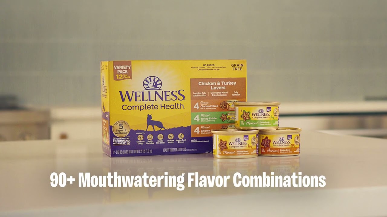 Wellness Complete Health Gravies Grain Free Canned Cat Food