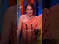 Emma Stone on her @BAFTA win for Leading Actress #PoorThings #Film