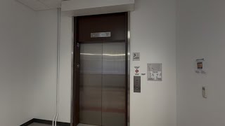 ROARING Motor! Dover Hydraulic Elevator- Library Building- CSUEB- Hayward, CA