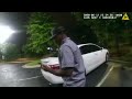 Rayshard Brooks shooting police bodycam footage from Wendy's parking lot