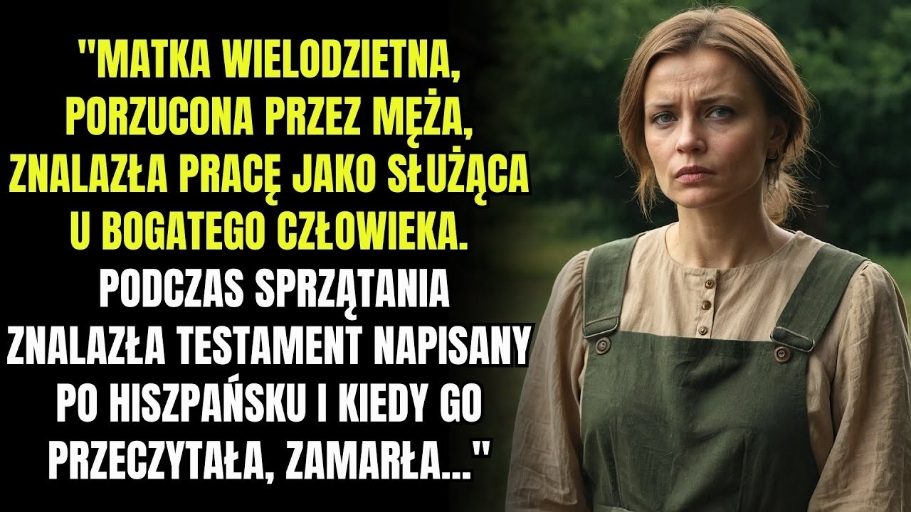 Matka wielodzietna, porzucona przez męża, znalazła pracę jako służąca u bogacza Ale kiedy znalazła