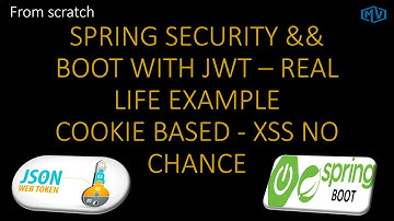 JWT(JSON Web Token) using Spring Security + Spring Boot - Part 3