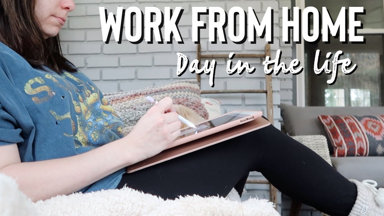 day in the life working from home | trying to be productive in isolation