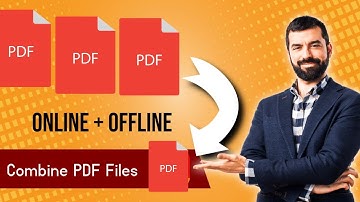 how to combine pdf files offline online.