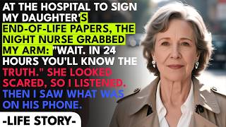 "Don't sign those papers. Please, just give me one more day" the young ICU nurse whispered. And...