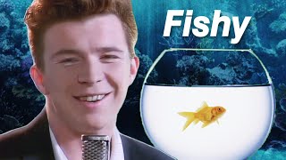 Rick Astley Gets A Goldfish