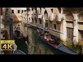 venice italy romantic gondola ride - amazing 4k video ultra hd