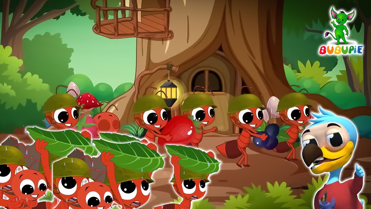 Ants Go Marching | Kids Songs | Nursery Rhymes | Learn Numbers Song | Bubupie