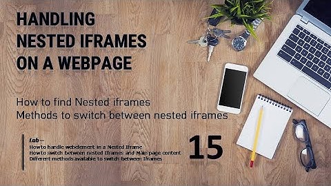 How to handle Nested iframes in Webpages Selenium WebDriver Automation with Selenium