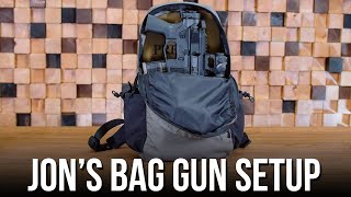 Jon's Bag Gun Setup  An EDC Bag That Packs A Punch!