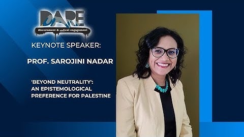 DARE 2025 Harare – KEYNOTE Sarojini Nadar