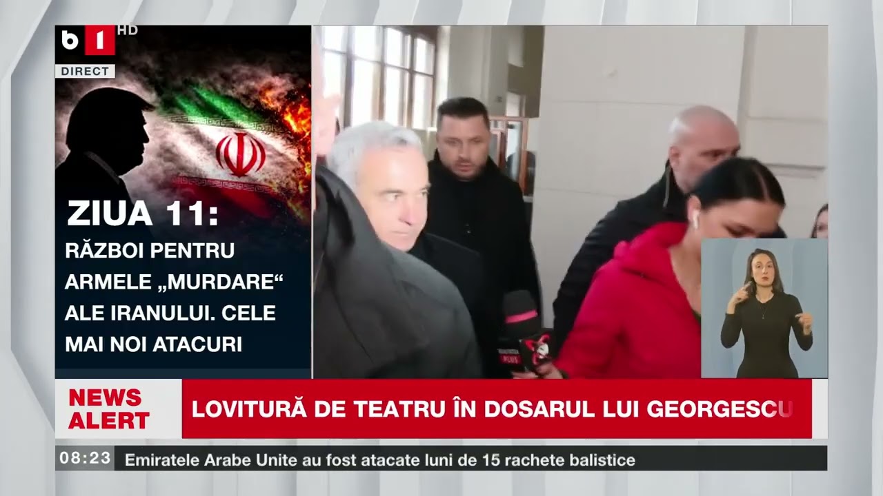 LOVITURĂ DE TEATRU: PROBE EXCLUSE ÎN DOSARUL GEORGESCU - POTRA_Știri B1TV_10 mar. 2026
