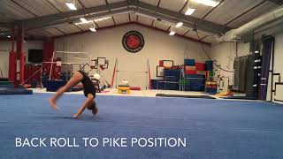 Back Roll to Pike Position
