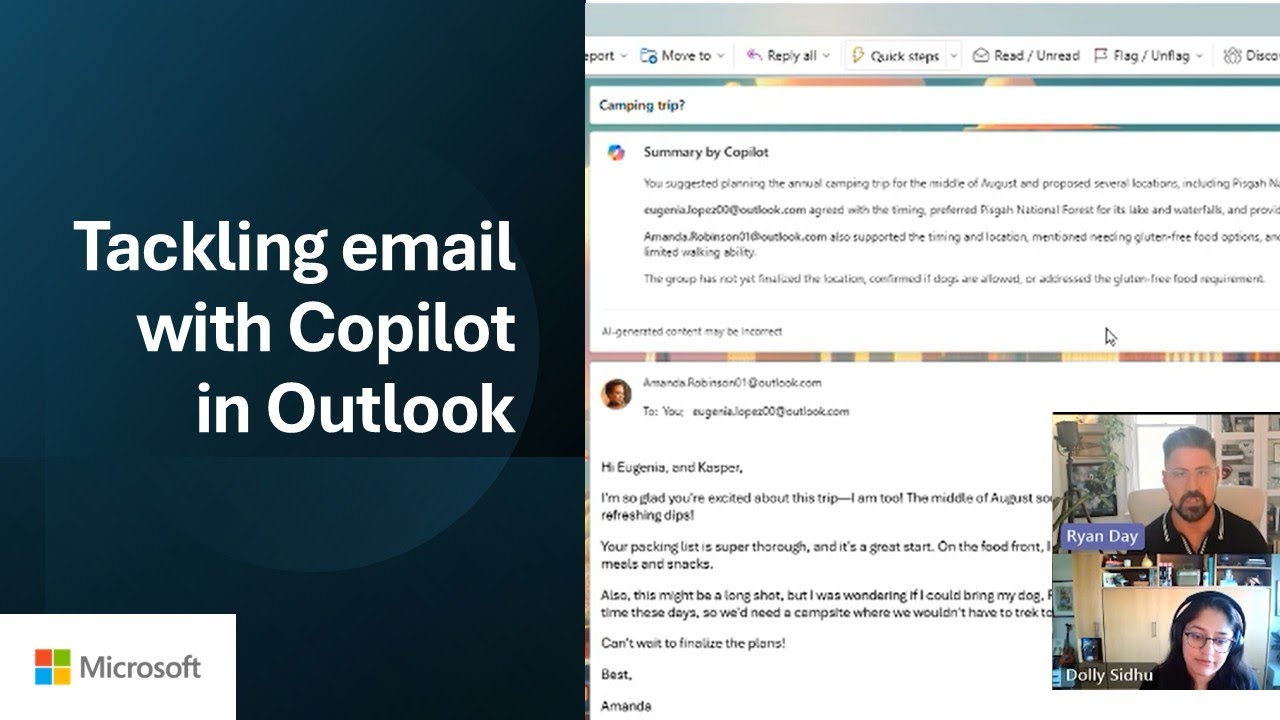 Copilot webinar: A tour of AI features in Outlook (Ep. 2)