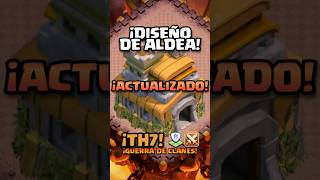 🛡 ¡EL MEJOR DISEÑO DE ALDEA PARA GUERRA DE CLANES DE TH7! | AYUNTAMIENTO 7 CLASH OF CLANS