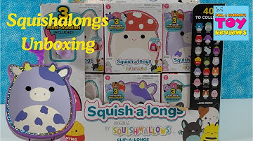 Squishalongs Squishmallows Clip A Longs Clipalongs Blind Box Opening