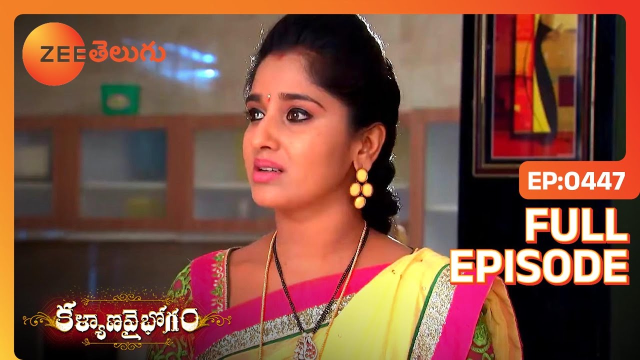 Swami, Jai కుటుంబీకులకు సమాచారం అందించారు | Kalyana Vaibhogam | Full Ep 447 | Sunny - Zee Telugu