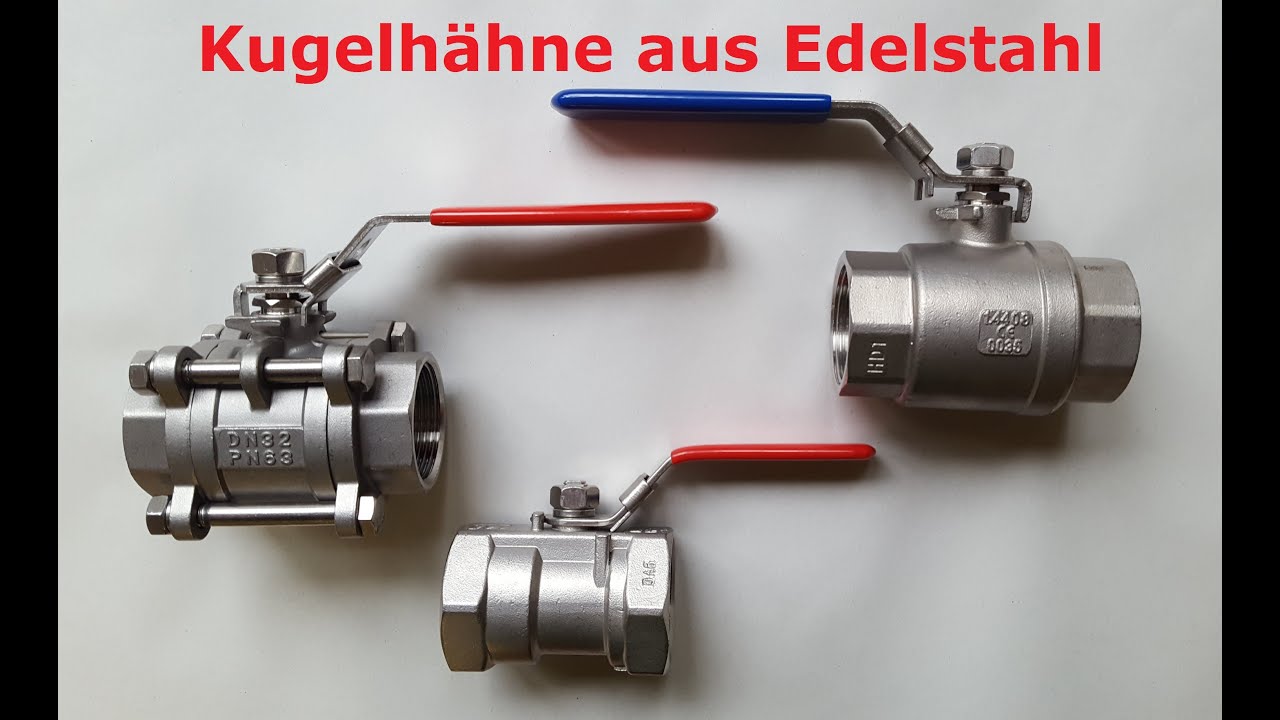 Produktbild von 12 Mm Kugelhahn Aus 304 Edelstahl – Mit 2 Schlauchklemmen, Pagodenanschluss, 90°-Griff, Für Wasser, Gas, Öl, Kraftstoff, Gartenbewässerung